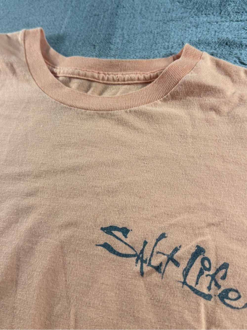 Salt Life Living Salty Since 2003 Peach Vacation Short Sleeve T-Shirt Men’s M